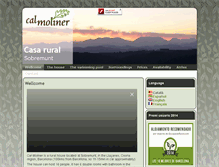 Tablet Screenshot of casaruralcalmoliner.com